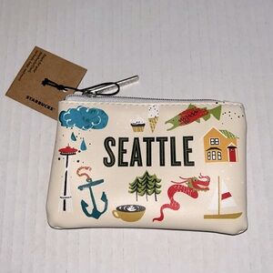 💗NWT Starbucks SEATTLE Coin Purse Pouch